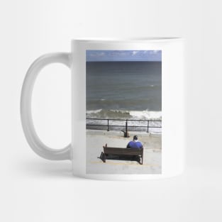 Taking in the view - Sheringham, Norfolk, UK Mug